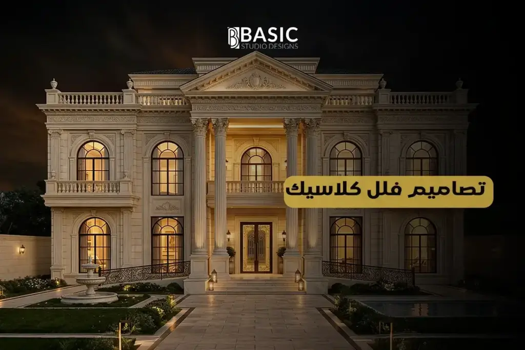تصاميم فلل كلاسيك